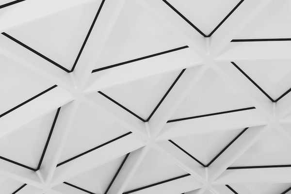 Abstract geometric lines showing balance and clarity